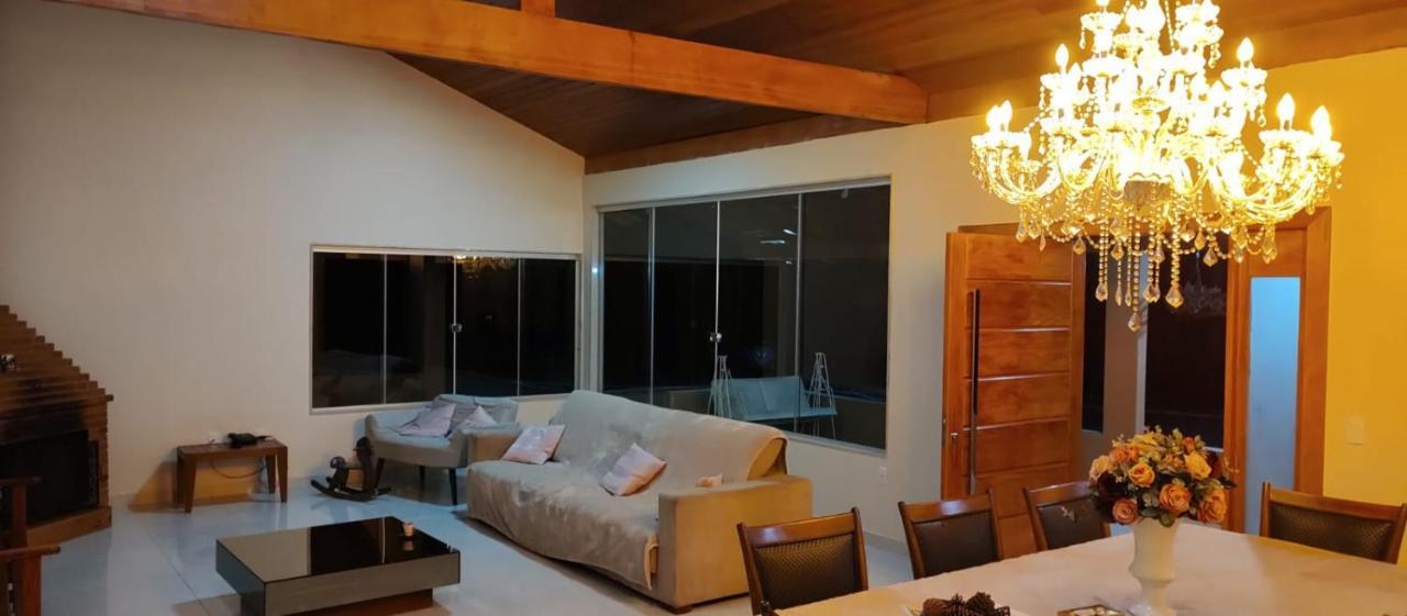 Casa De Campo Banheira, Lareira E Cachoeira Công viên tiểu bang Pedra Azul Ngoại thất bức ảnh