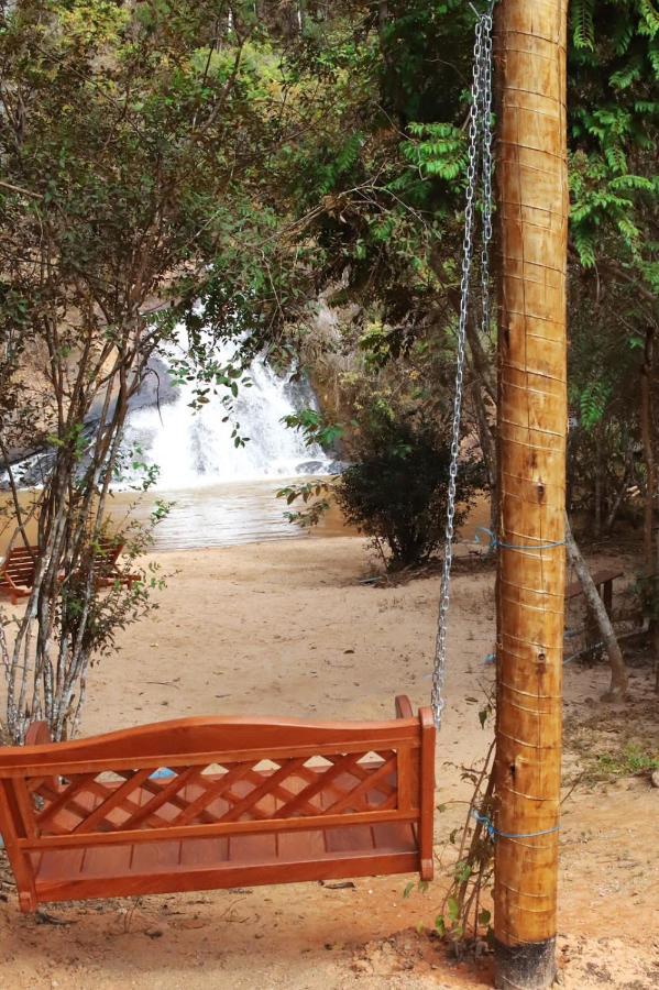 Casa De Campo Banheira, Lareira E Cachoeira Công viên tiểu bang Pedra Azul Ngoại thất bức ảnh
